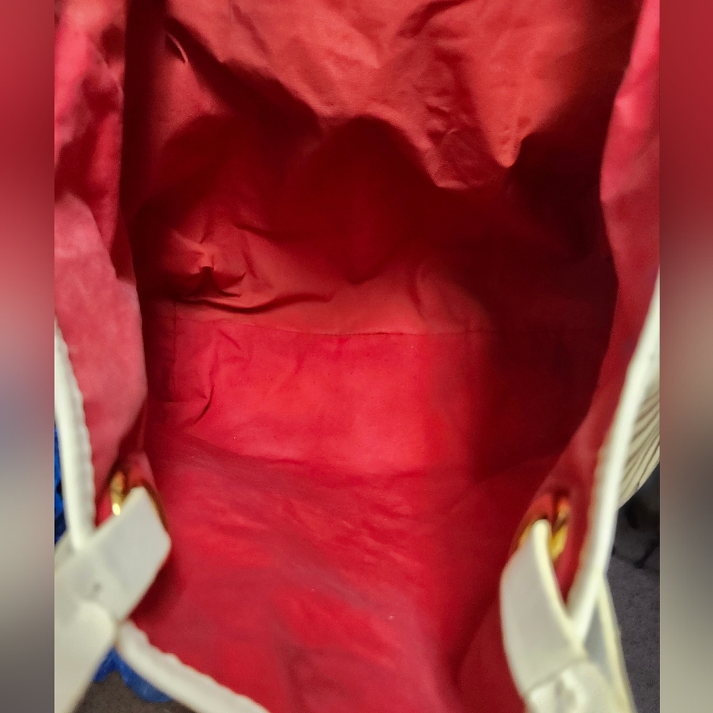 🌺Sale Celine Cabas rare Hibiscus Beach tote in canvas w orchid palm 🌴 leaves - Picture 10 of 11